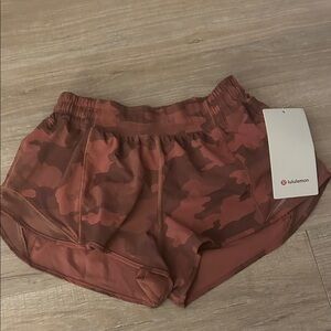 lululemon athletica Women's Camo Athletic Shorts - Red
